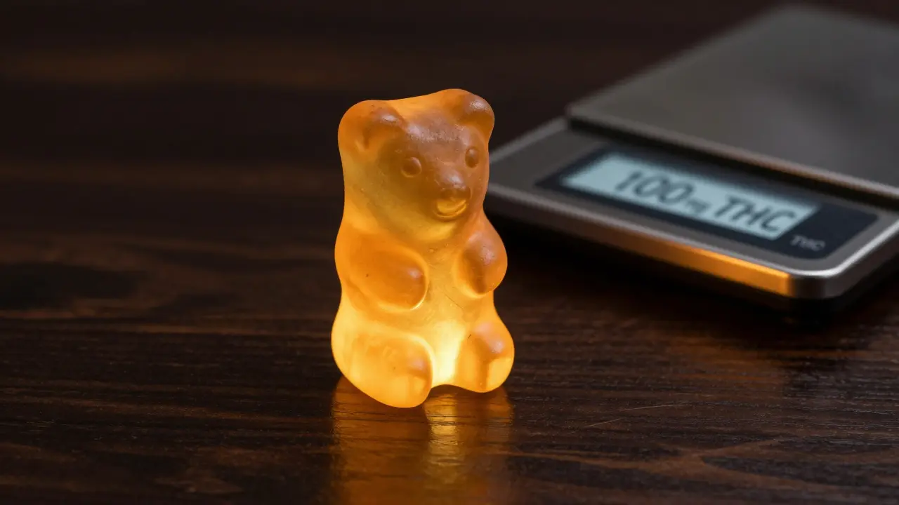 Wie viel ist 100 mg THC in Gummibärchen wirklich?