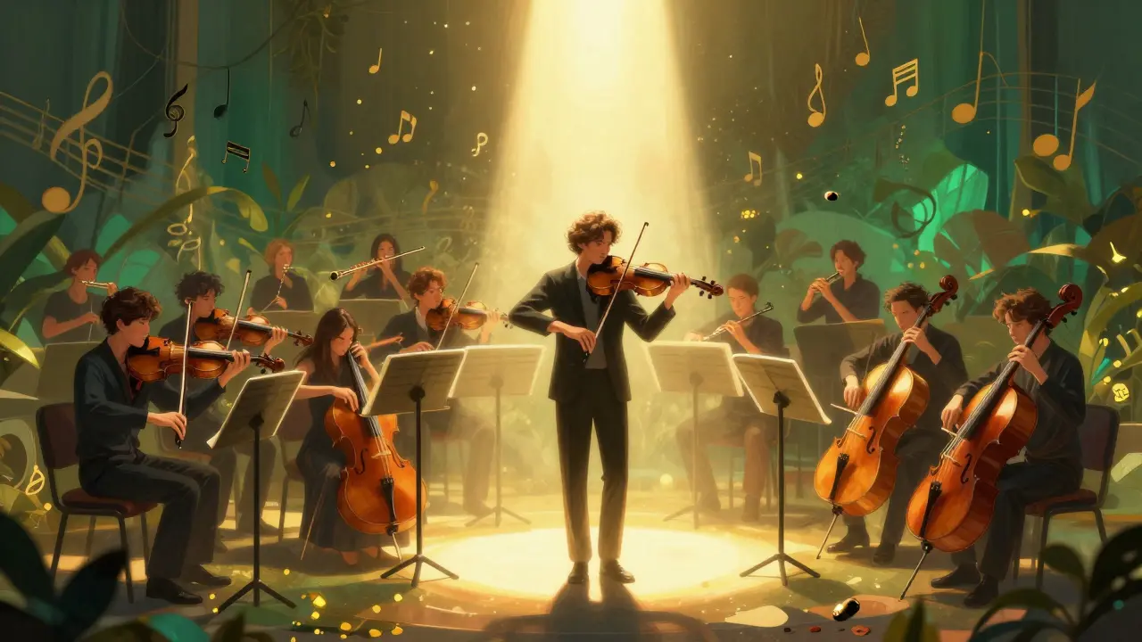 Orchester-Metapher für den Entourage-Effekt von Cannabinoiden