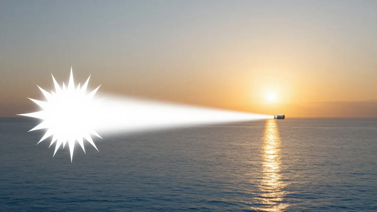 Surreal landscape showing a quick flash of light versus a slow, lasting sunrise to represent substance duration