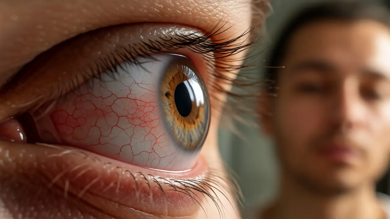 HHC und die Augen: Warum deine Bindehaut rot wird